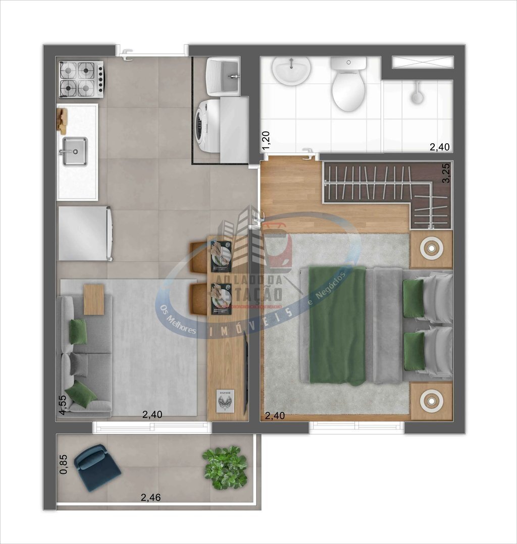 Apartamento à venda com 2 quartos, 34m² - Foto 31