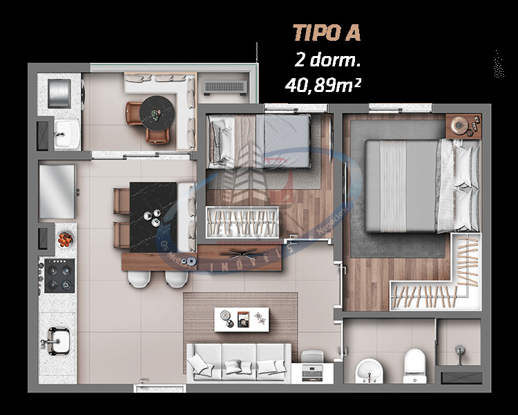 Apartamento, 2 quartos, 40 m² - Foto 26