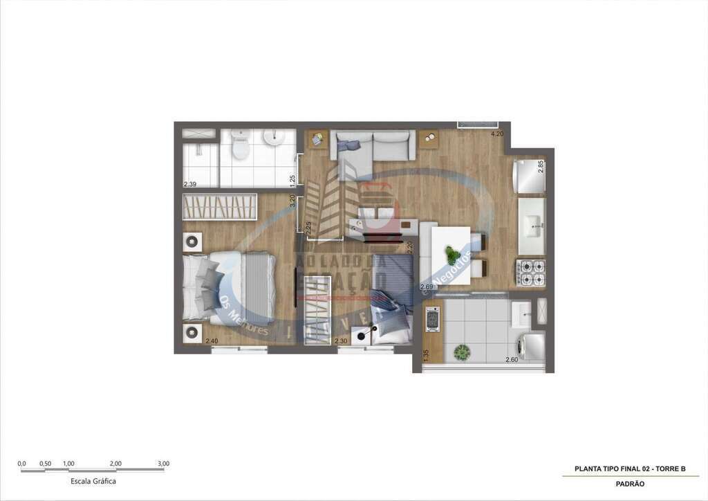 Apartamento, 2 quartos, 38 m² - Foto 26