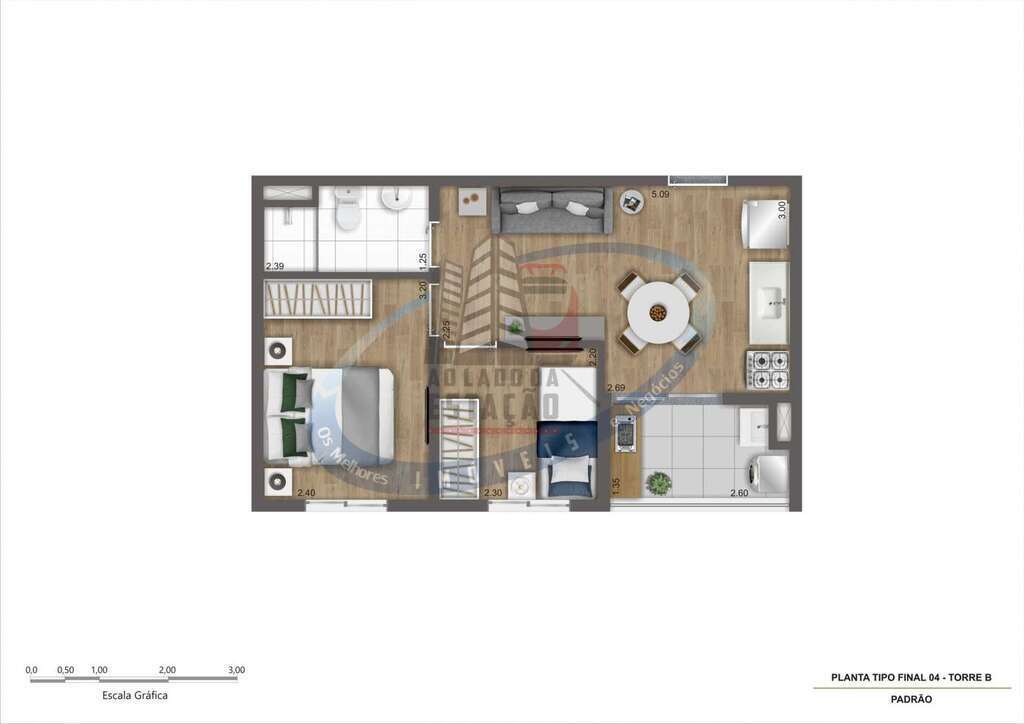 Apartamento, 2 quartos, 38 m² - Foto 24