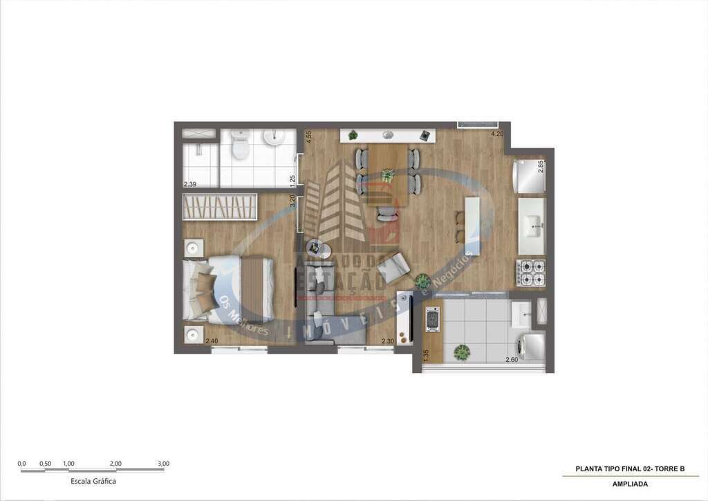 Apartamento, 2 quartos, 38 m² - Foto 27