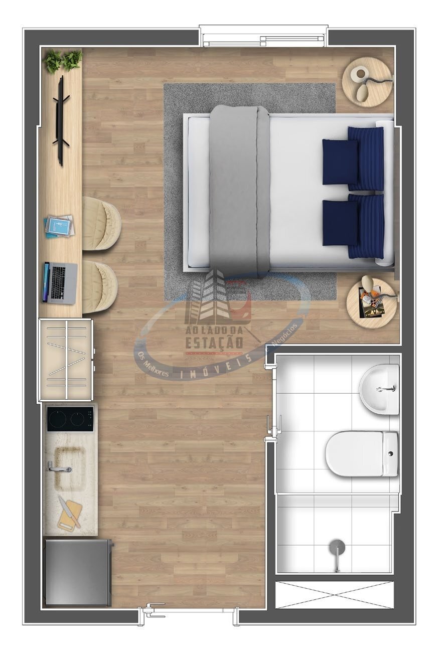 Apartamento, 1 quarto, 21 m² - Foto 21