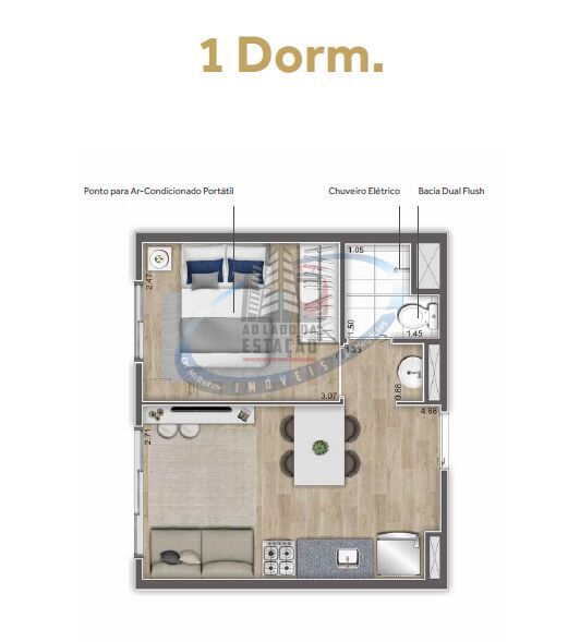 Apartamento, 1 quarto, 26 m² - Foto 38