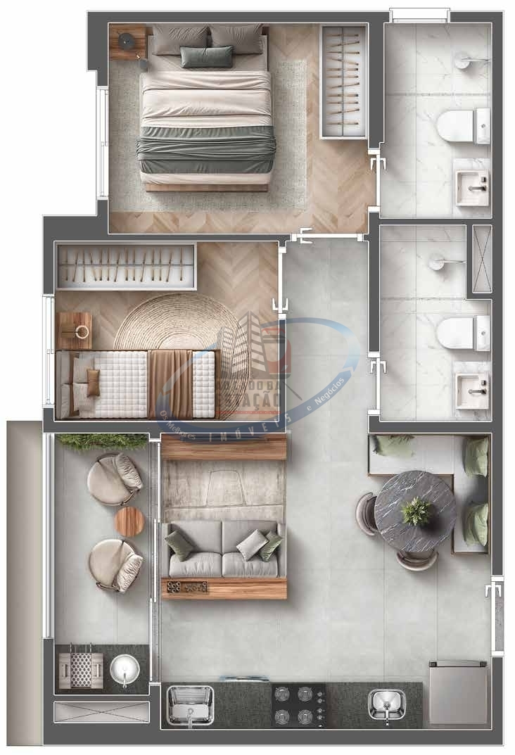 Apartamento, 2 quartos, 42 m² - Foto 22