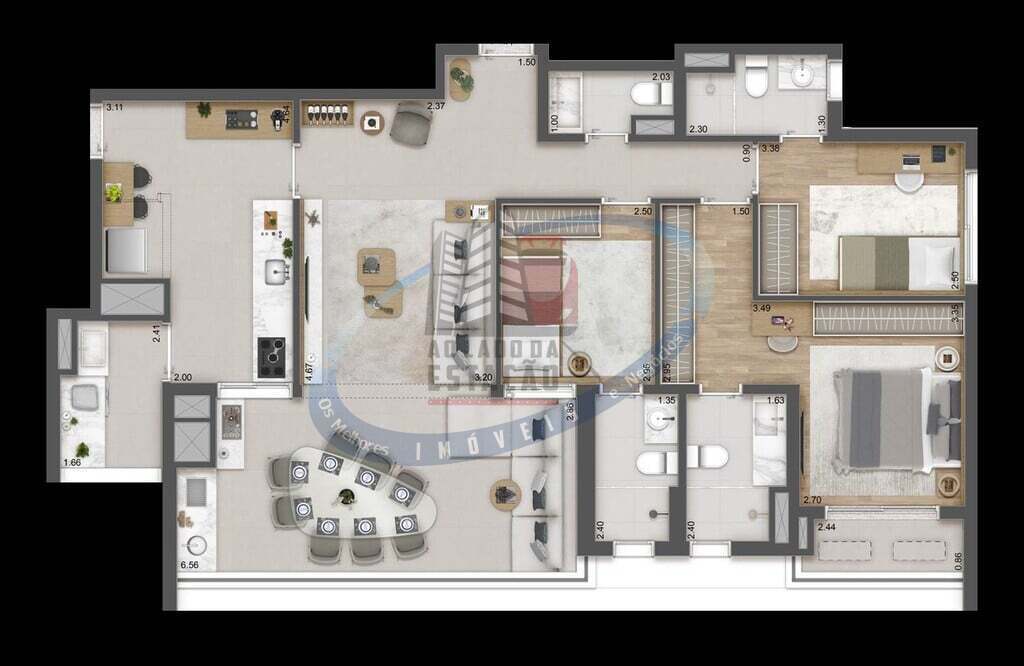 Apartamento, 3 quartos, 119 m² - Foto 23