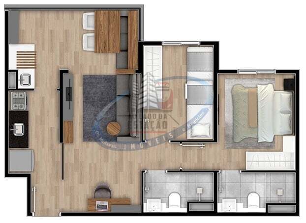 Apartamento, 2 quartos, 52 m² - Foto 20