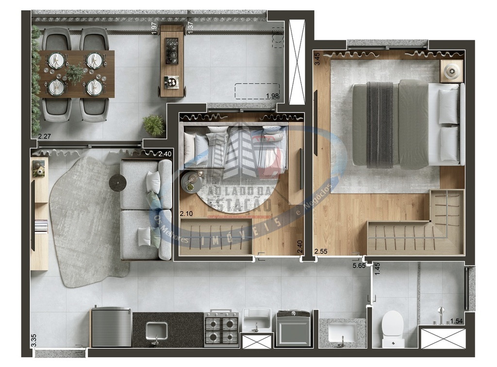 Apartamento, 2 quartos, 42 m² - Foto 21