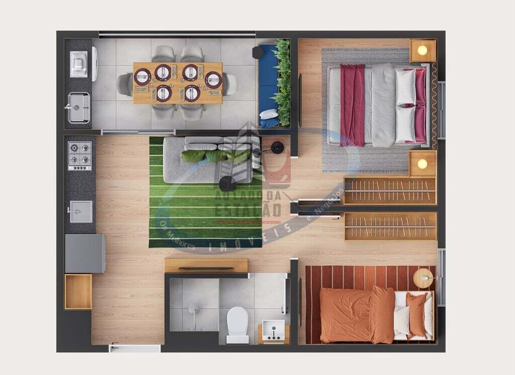 Apartamento, 2 quartos, 33 m² - Foto 22