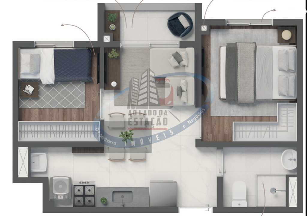 Apartamento, 2 quartos, 32 m² - Foto 20