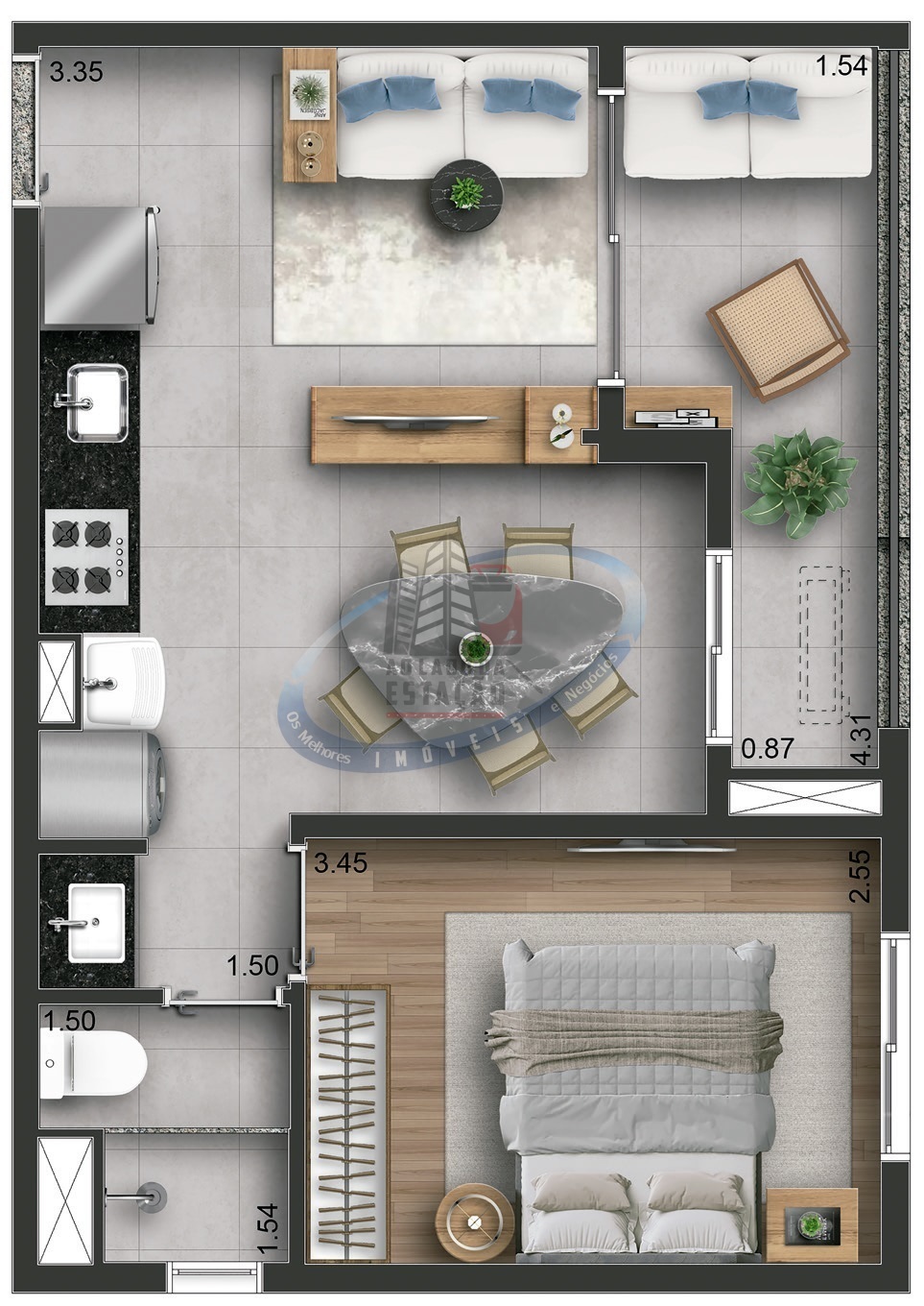 Apartamento, 2 quartos, 40 m² - Foto 23