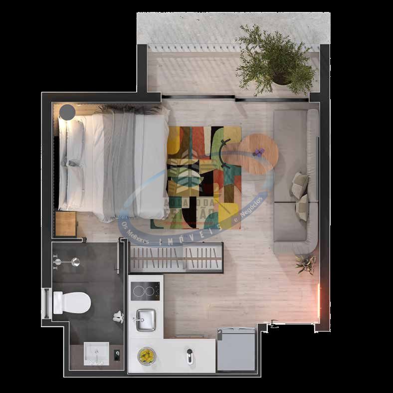 Apartamento, 1 quarto, 26 m² - Foto 26