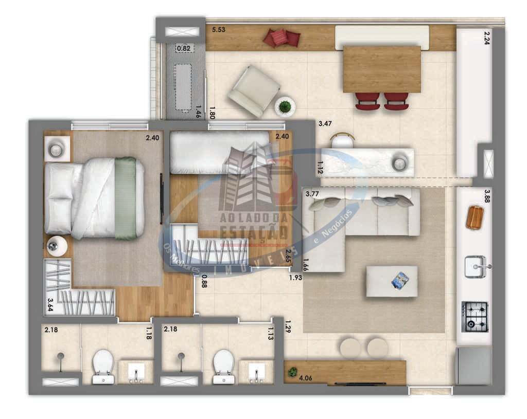 Apartamento, 2 quartos, 61 m² - Foto 27