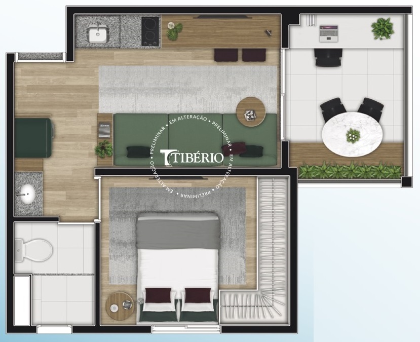 Apartamento, 1 quarto, 32 m² - Foto 24
