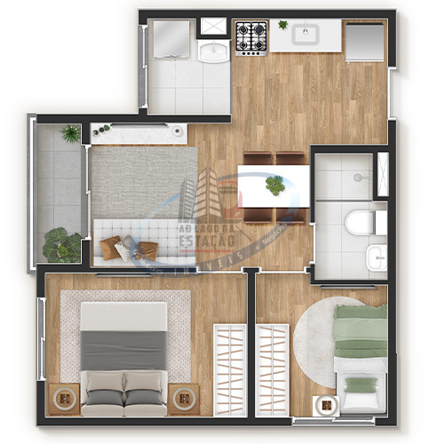 Apartamento, 2 quartos, 37 m² - Foto 31