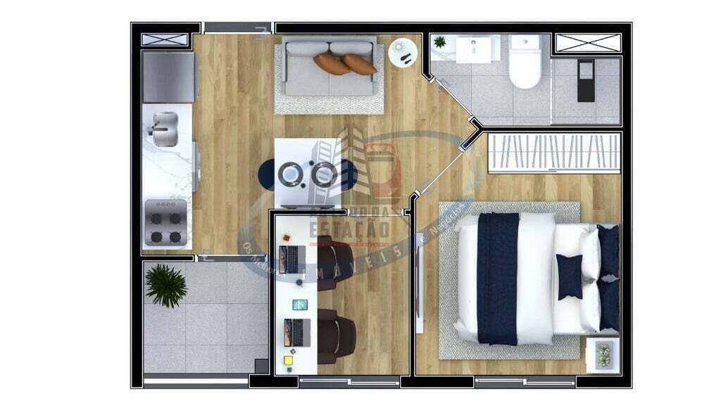 Apartamento, 1 quarto, 27 m² - Foto 21