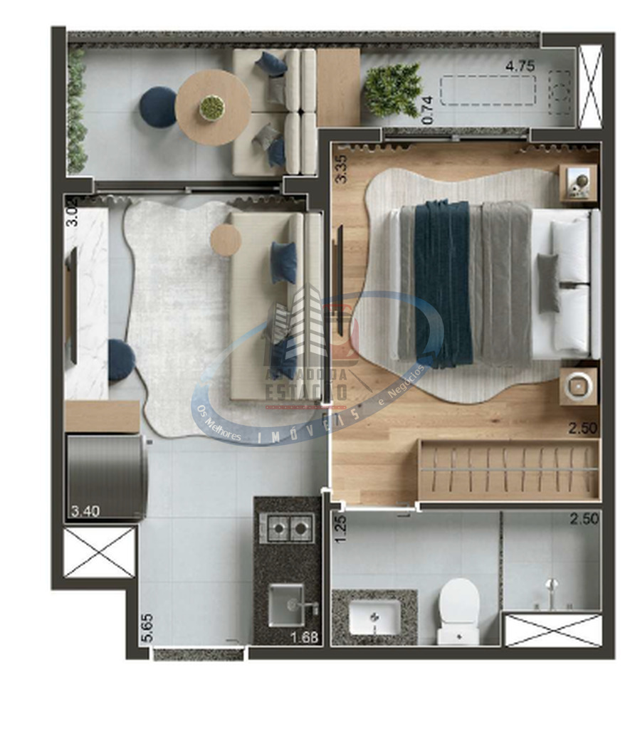 Apartamento, 1 quarto, 30 m² - Foto 31