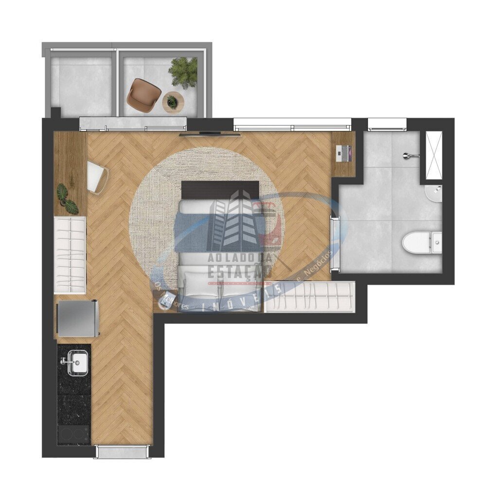 Apartamento, 1 quarto, 20 m² - Foto 17