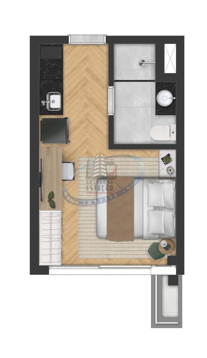 Apartamento, 1 quarto, 20 m² - Foto 13