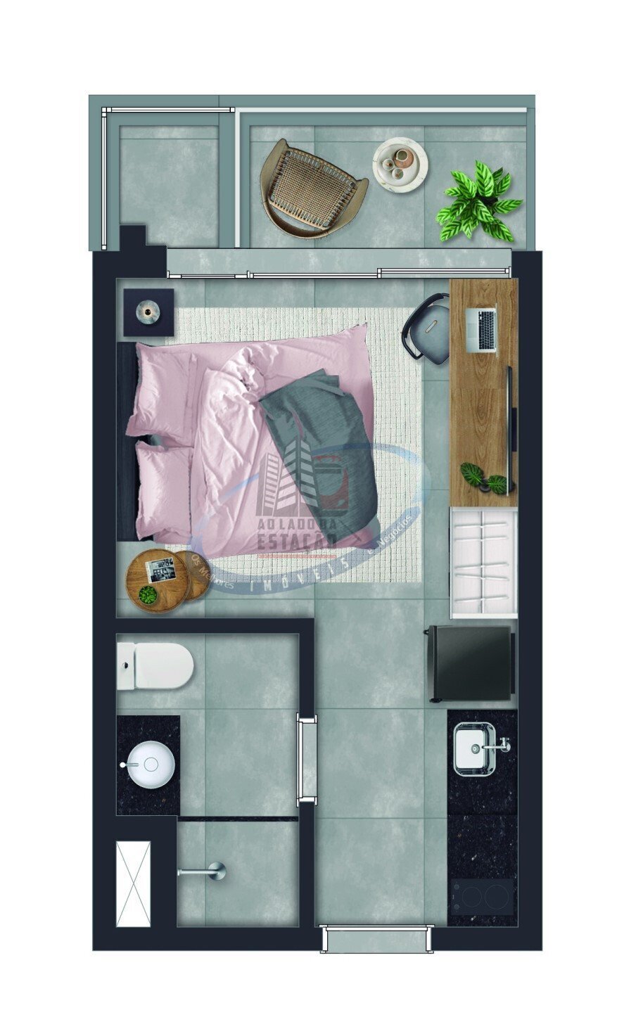 Apartamento, 1 quarto, 20 m² - Foto 16
