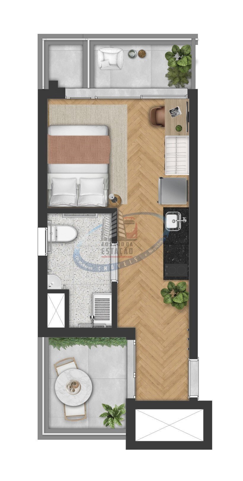 Apartamento, 1 quarto, 20 m² - Foto 18