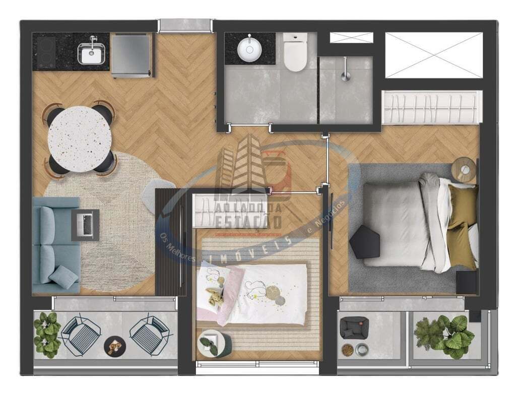 Apartamento, 1 quarto, 20 m² - Foto 19