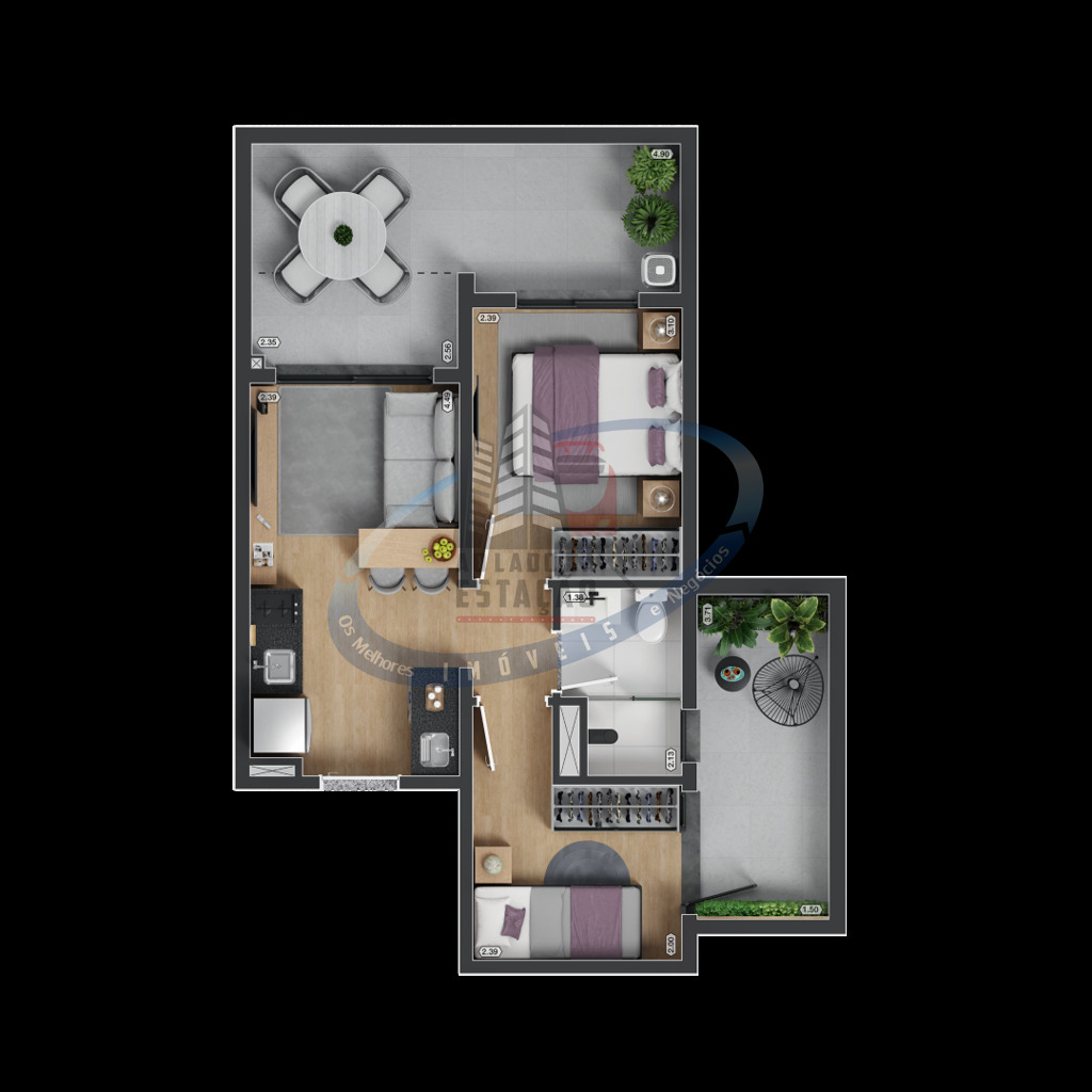 Apartamento, 1 quarto, 27 m² - Foto 41