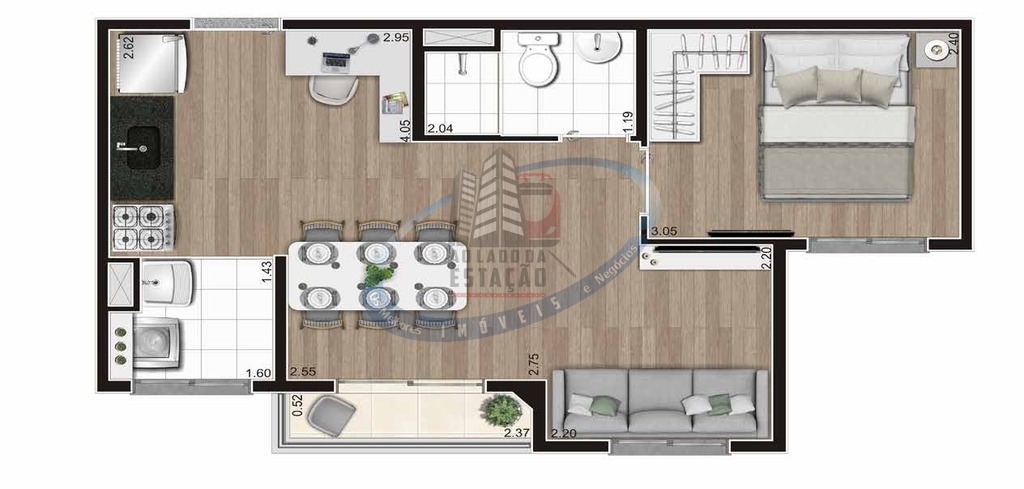 Apartamento, 2 quartos, 37 m² - Foto 18