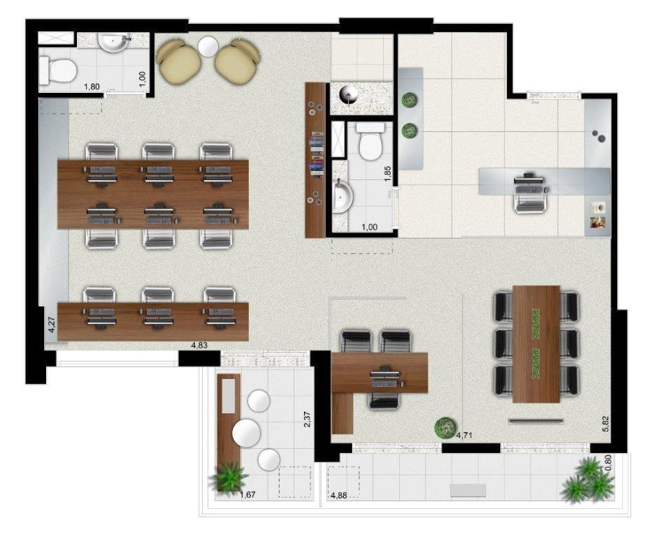 Sala-Conjunto, 39 m² - Foto 14
