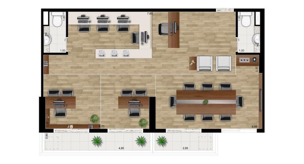 Sala-Conjunto, 39 m² - Foto 13
