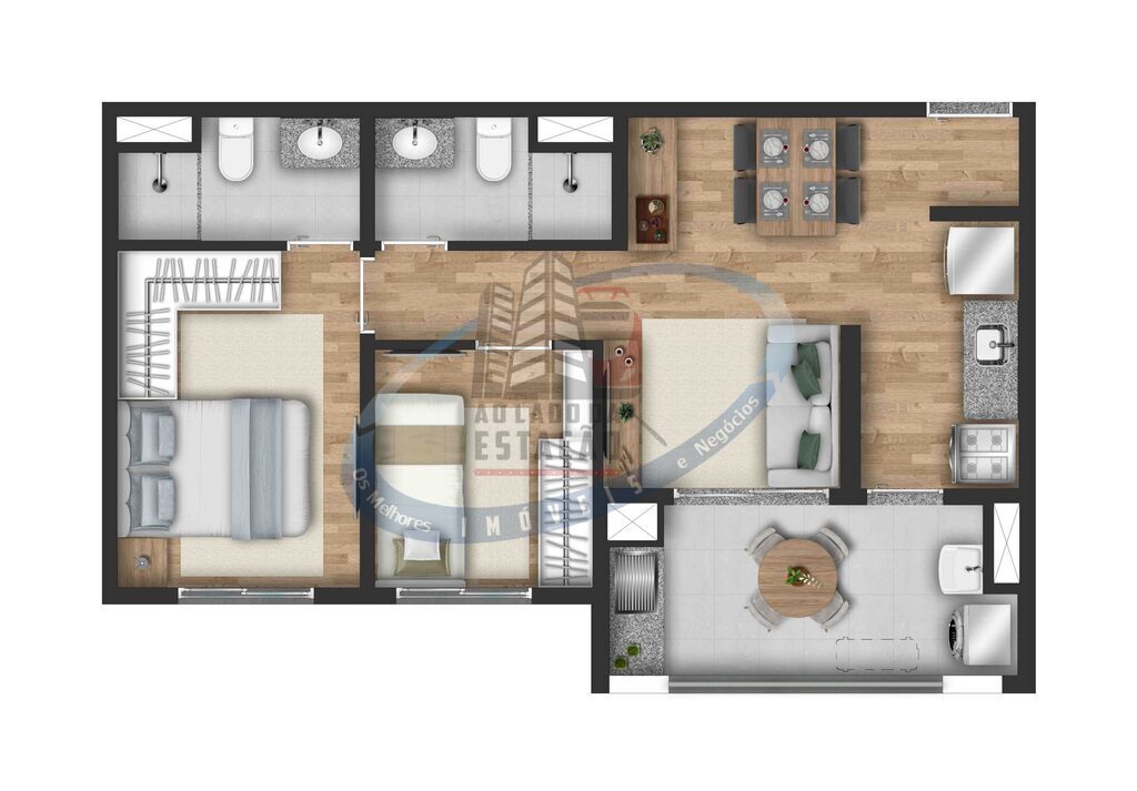 Apartamento, 2 quartos, 49 m² - Foto 24