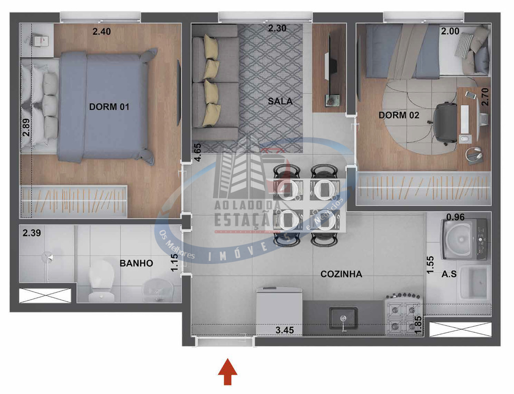 Apartamento, 2 quartos, 38 m² - Foto 20