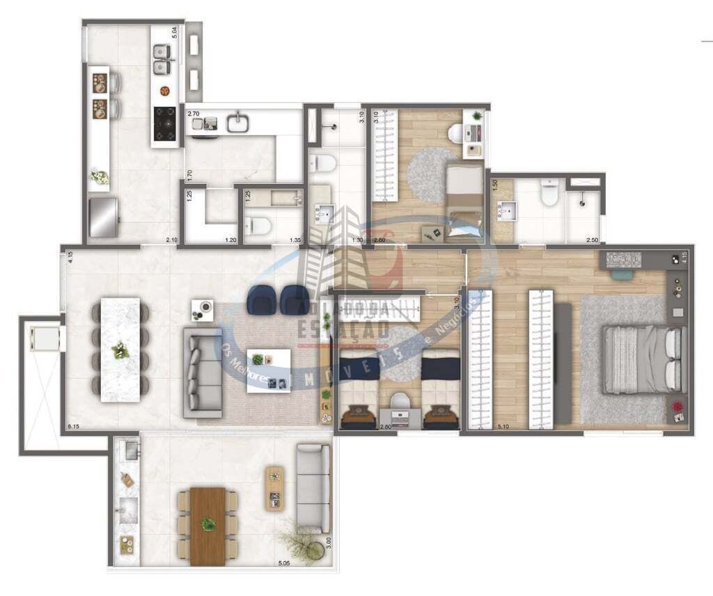 Apartamento, 3 quartos, 155 m² - Foto 25