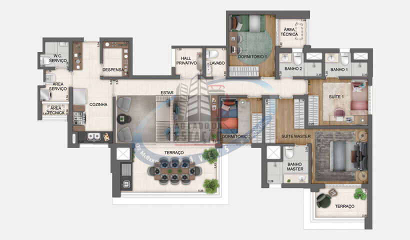 Apartamento, 4 quartos, 138 m² - Foto 46