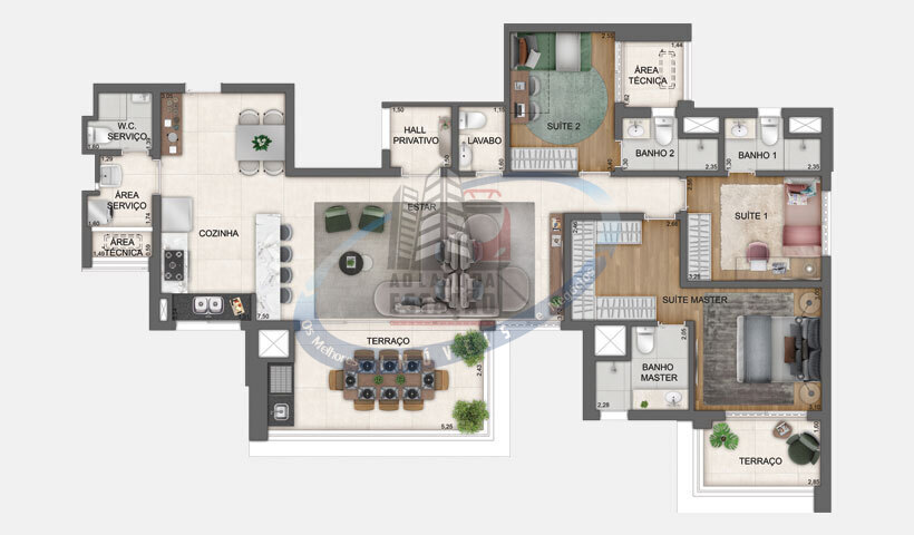 Apartamento, 4 quartos, 138 m² - Foto 47
