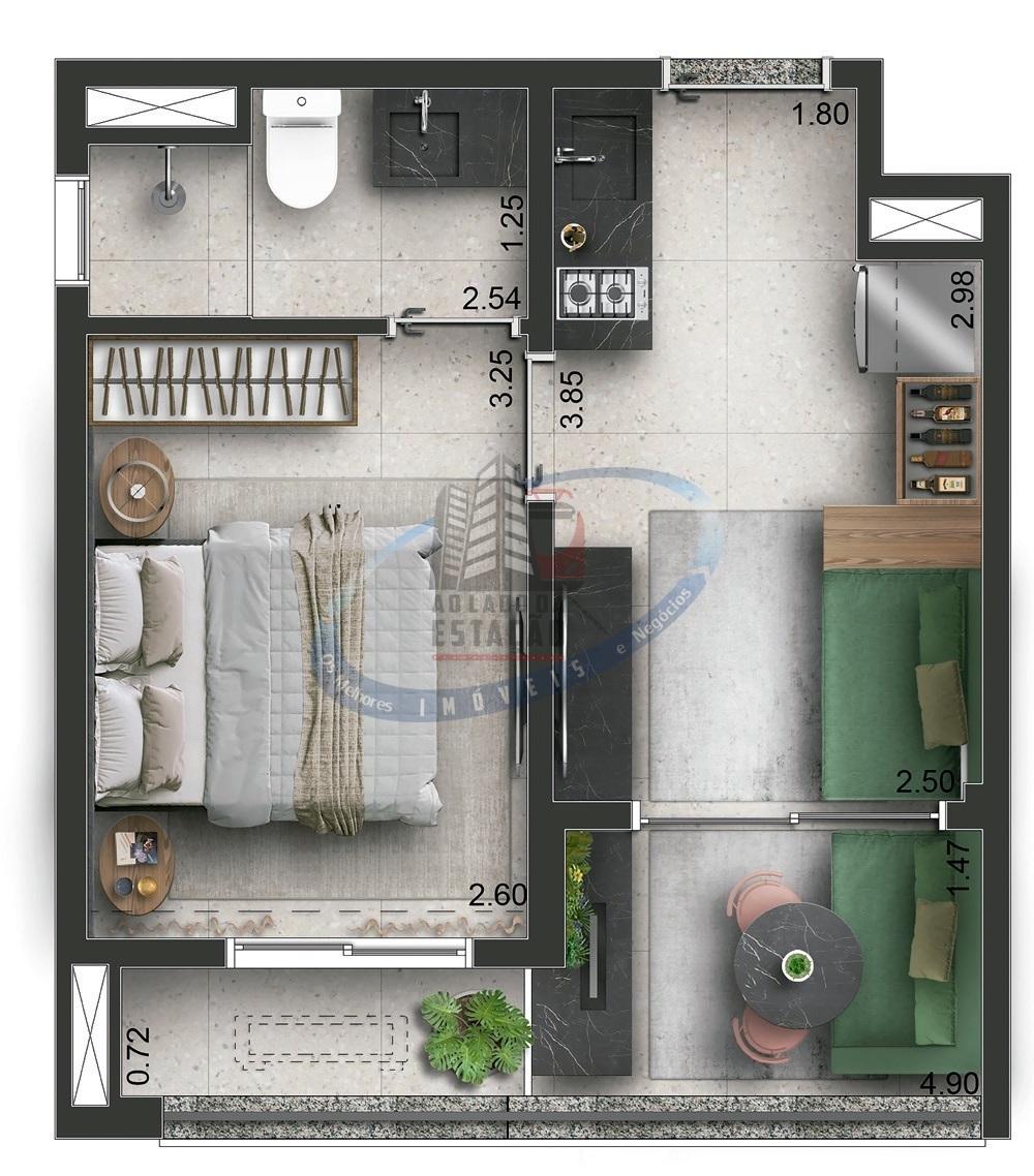 Apartamento, 1 quarto, 30 m² - Foto 22