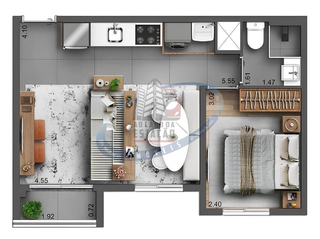 Apartamento, 2 quartos, 39 m² - Foto 24