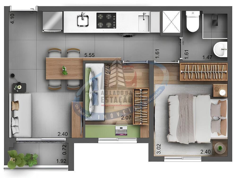 Apartamento, 2 quartos, 39 m² - Foto 26
