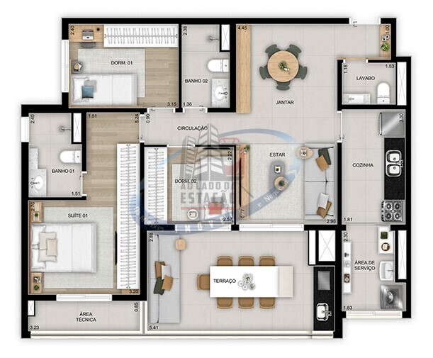 Apartamento, 3 quartos, 98 m² - Foto 17