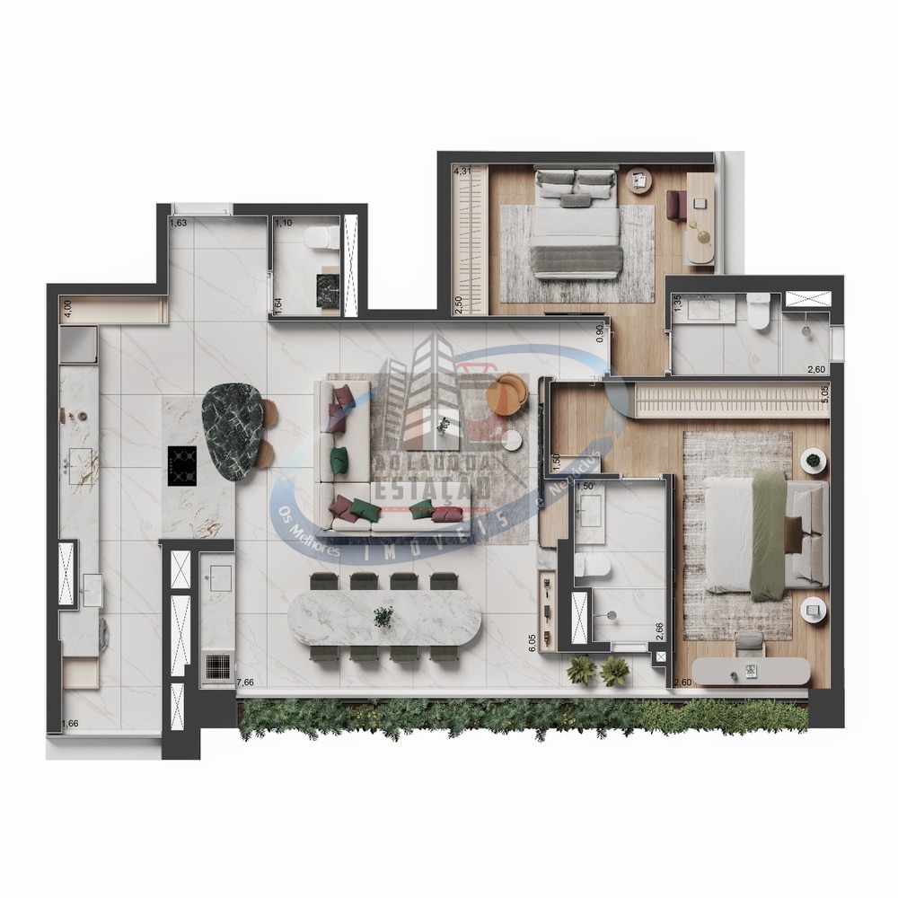 Apartamento, 2 quartos, 107 m² - Foto 50