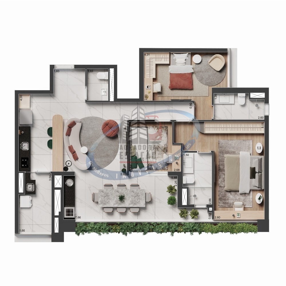 Apartamento, 2 quartos, 107 m² - Foto 49