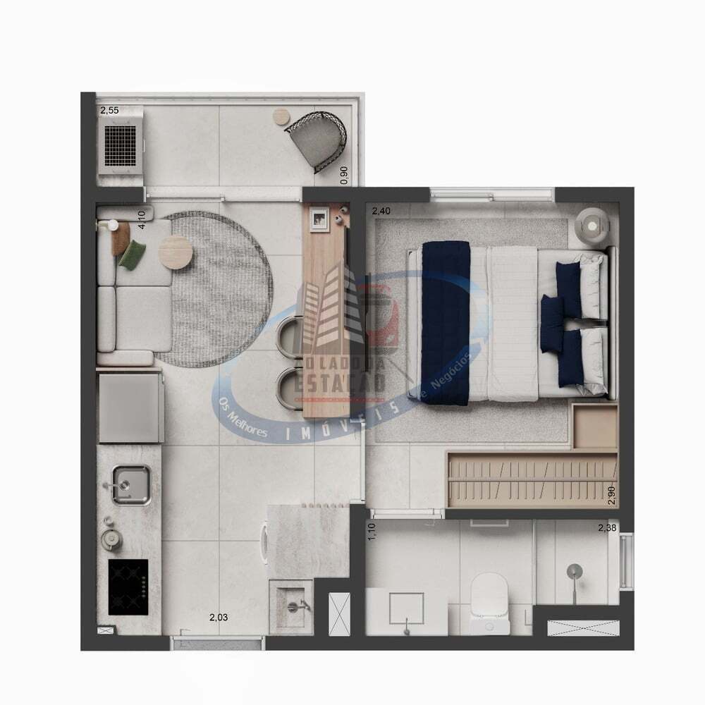 Apartamento, 2 quartos, 34 m² - Foto 23