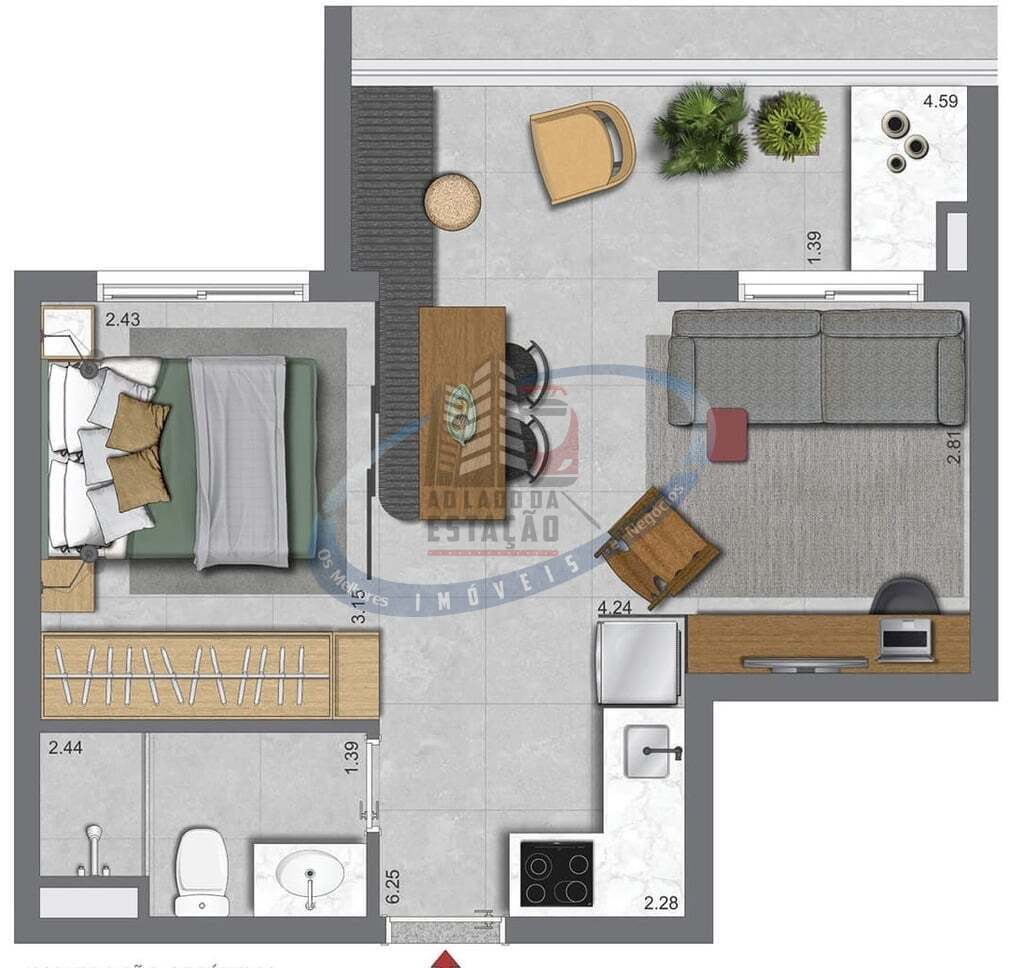 Apartamento, 2 quartos, 40 m² - Foto 32