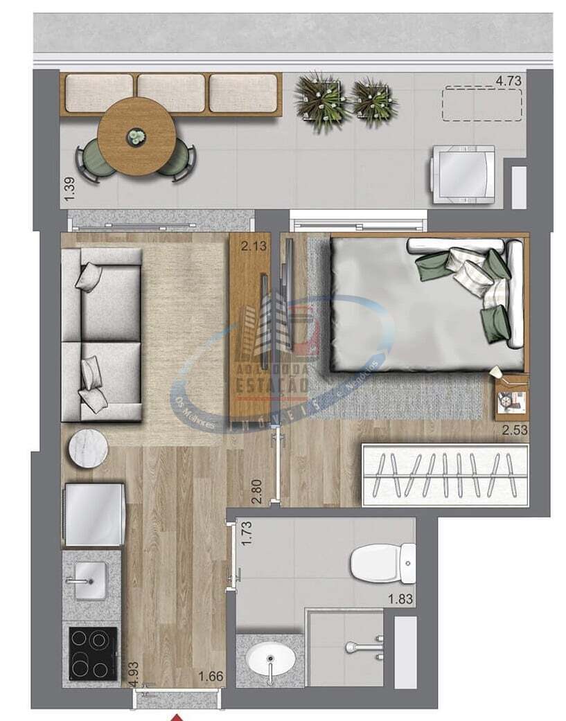 Apartamento, 2 quartos, 40 m² - Foto 29