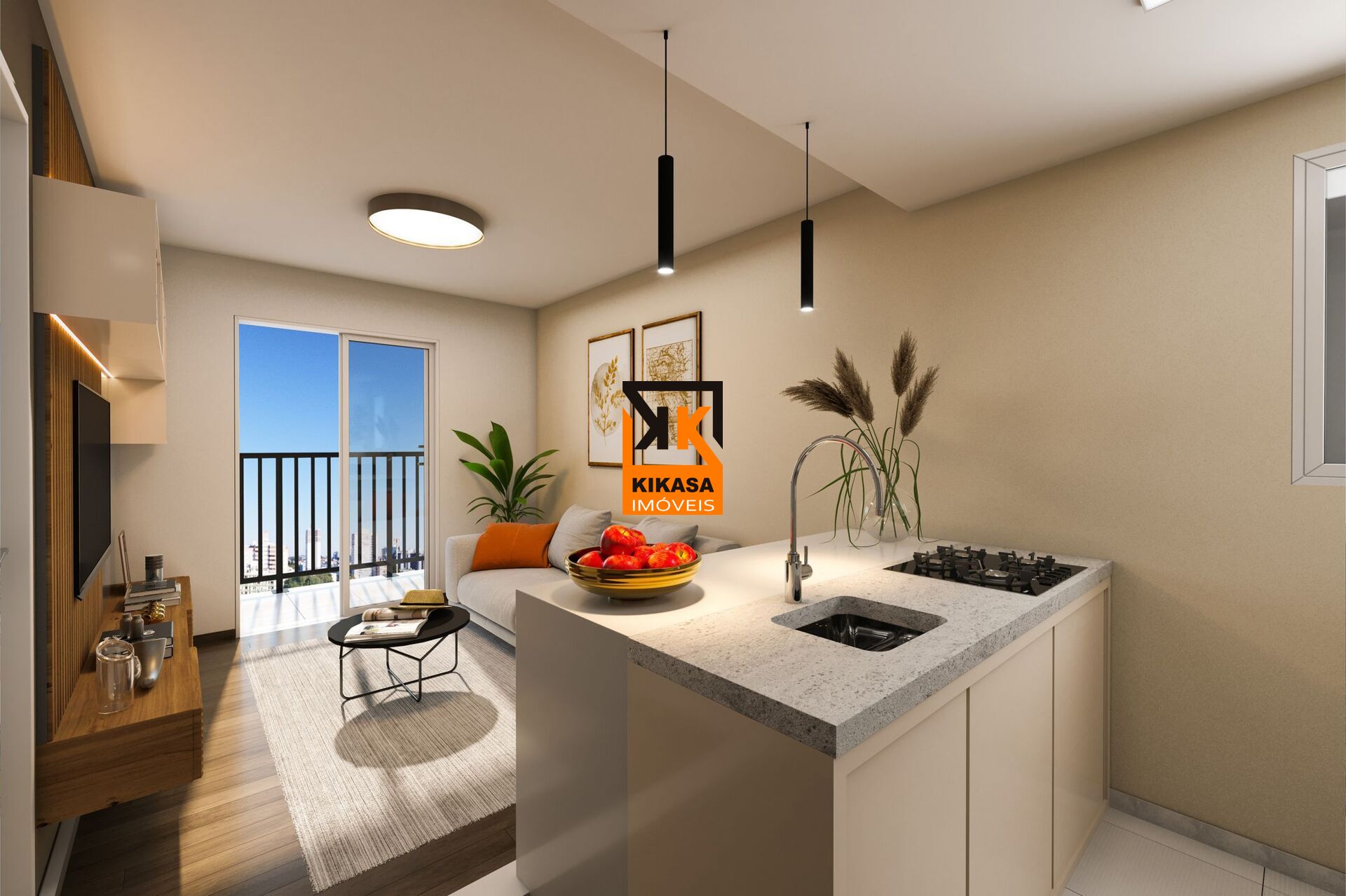 Apartamento, 1 quarto, 44 m² - Foto 1