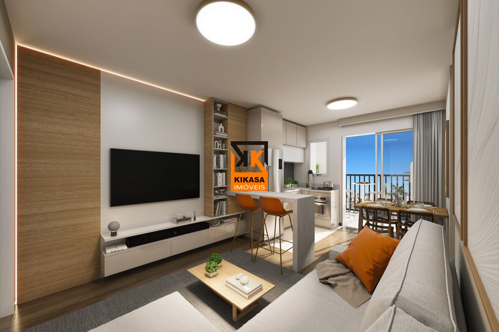 Apartamento, 2 quartos, 56 m² - Foto 1