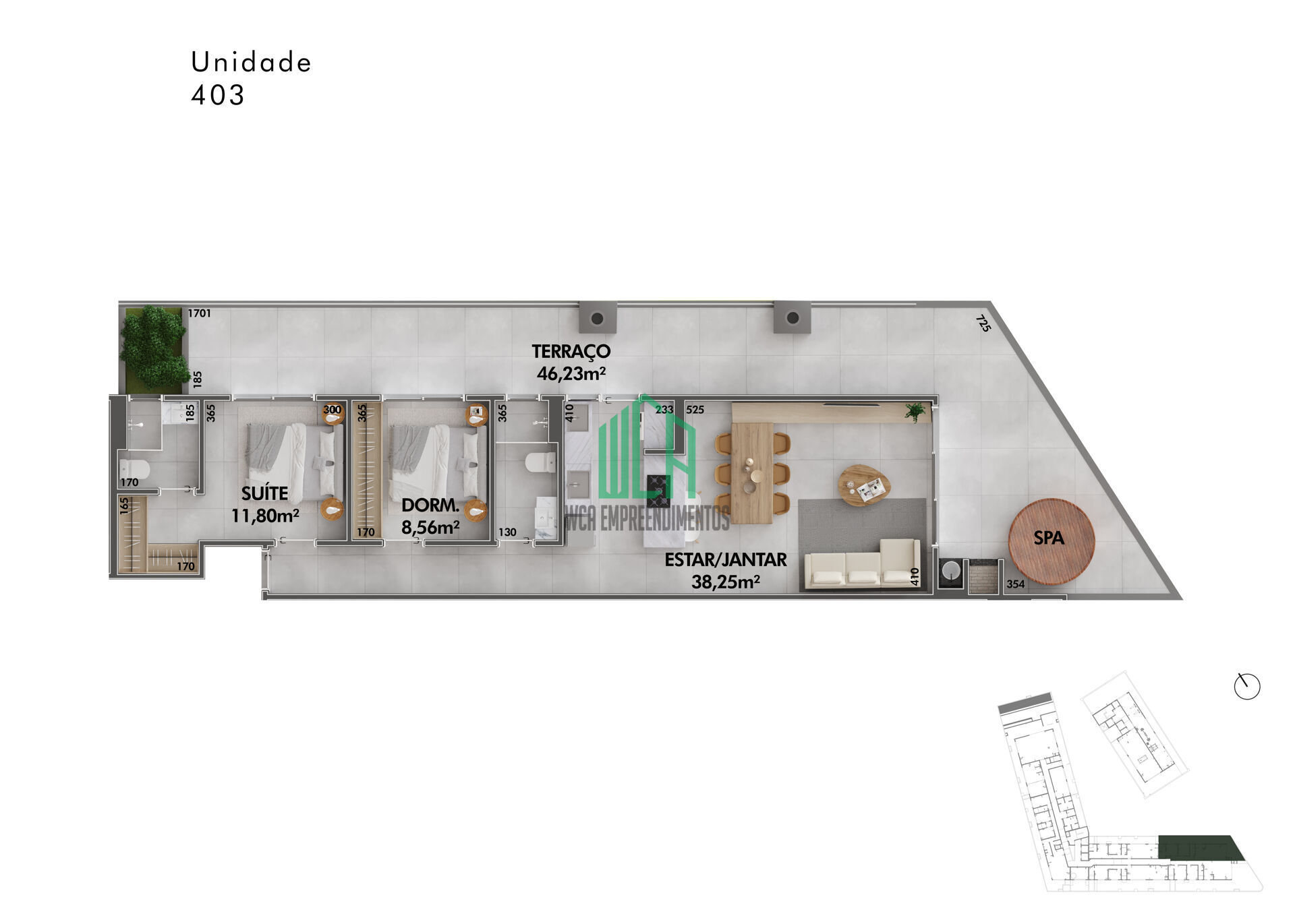 Cobertura à venda com 2 quartos, 82m² - Foto 2