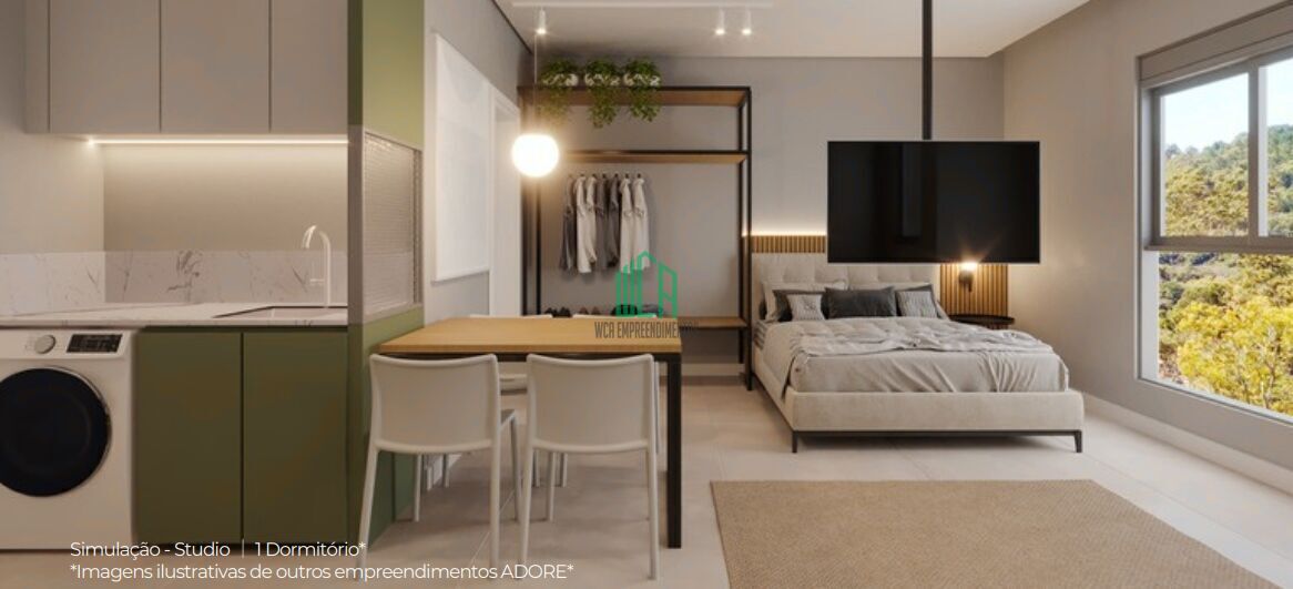 Apartamento à venda com 1 quarto, 51m² - Foto 1