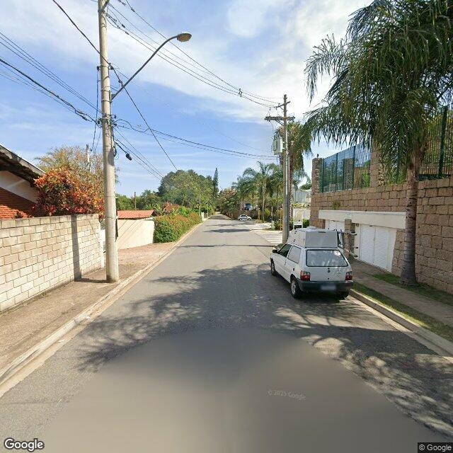 Imagem estática do "Street View" da localização