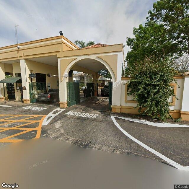 Imagem estática do "Street View" da localização