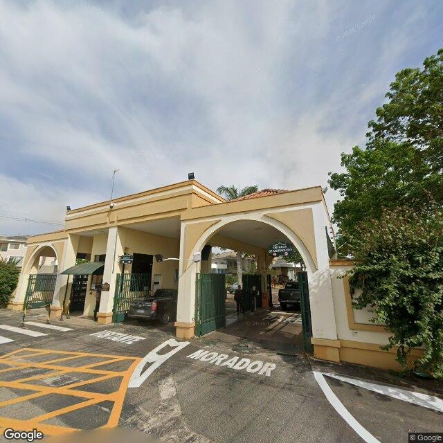 Imagem estática do "Street View" da localização